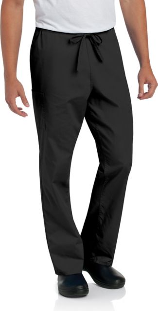 Unisex Scrub Pant - Black - XL