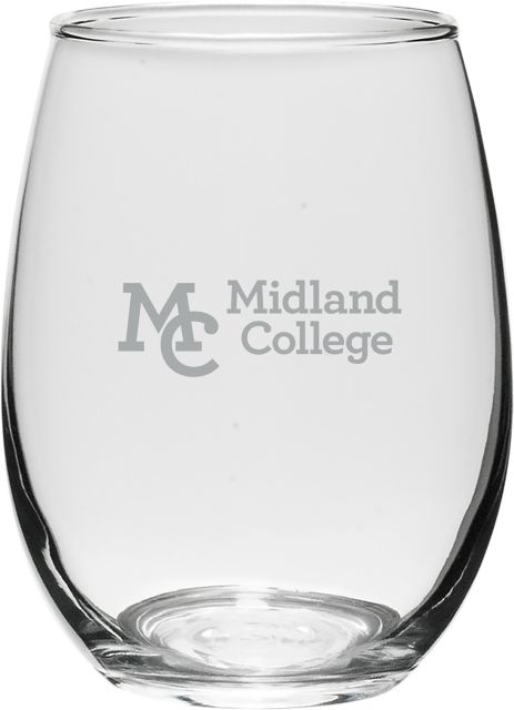 Midland College 21 oz. Wine Glass